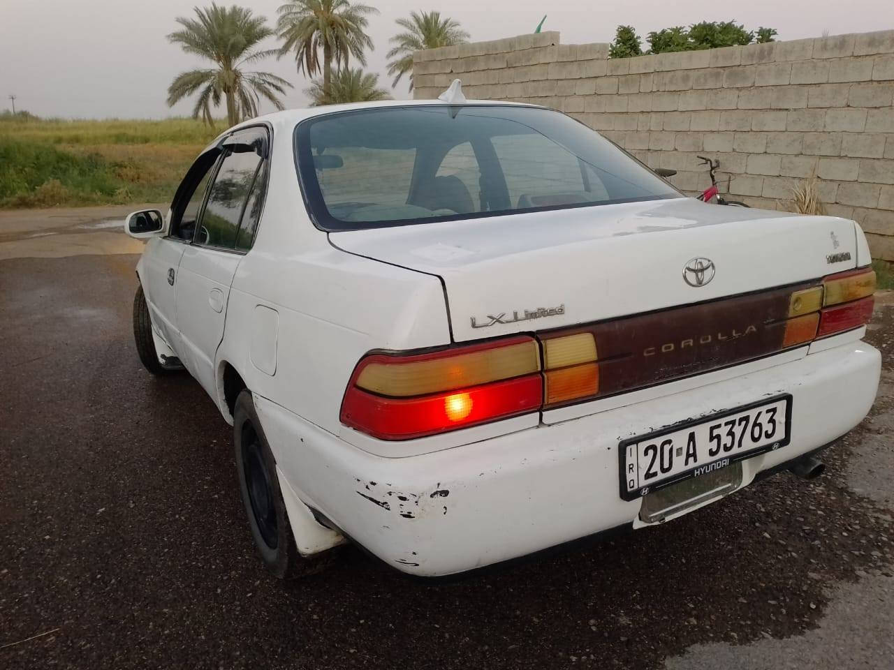 سلام عليكم كورلا1994 كير ومحرك شرط بدون صبغ مكان ديالى 
الإستفسار
***********
