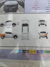 بيك اب نيسان شبوط 2012 سياره كير مكينه خير من الله صدرها جديد تخم تاير...