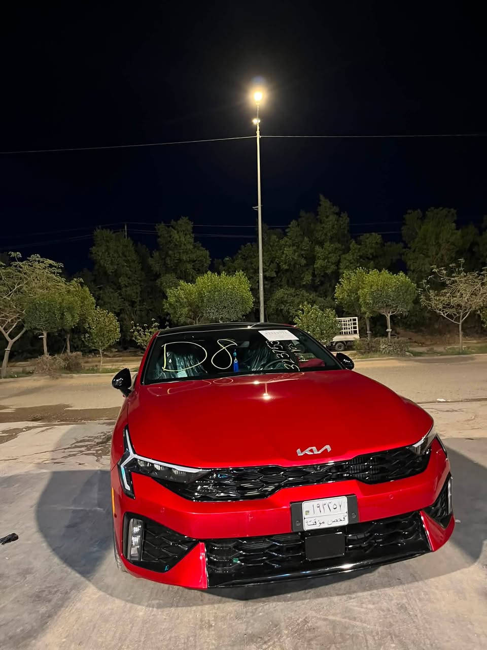 سلام عليكم. K5 2025 Gt 2500t  سياره دخول جديد ماشيه 11 حادث خلفي جامع وربع الباب بدون دواخل سياره فول لل اخير بعده بستيكارت الشركه مرقم شهداء بابل السعر 230 وبيه مجال بسيط ***********
