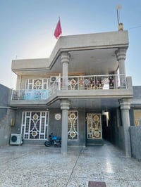 بيت للبيع مساحه ربع دونم زراعي جاهز  من كلشي طابقين   الطابق الاول يحت...