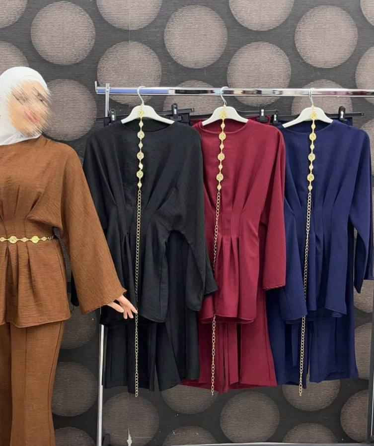 مستمرين بل جديد🔥🔥
سوت تحفة بتفاصيلة 💕
خامه للن بارد ومريح

طول 78 يغطي ورك بل كامل
قياس 38 40 42 44 46 48 
متوفر 4 الوان✨ النجف, العراق


**إذا كنت صاحب هذا الإعلان وتريد حذفه لأي سبب، رجاءا أرسل رسالة إلى الدعم الفني**