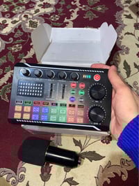 كارت صوت احترافي للبث المباشر والتسجيل  نشره ضوئية امكانية ربط 3 موباي...