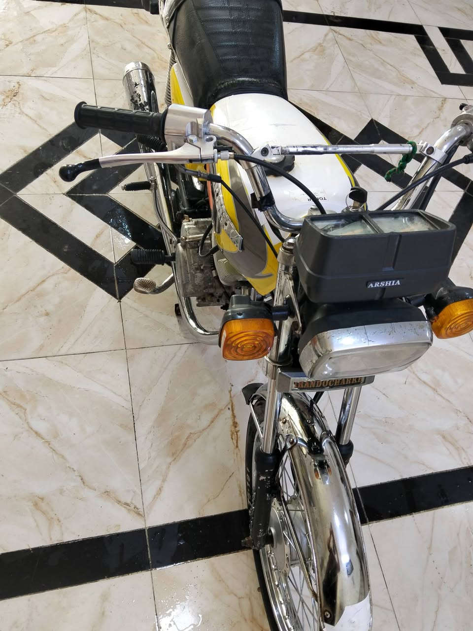 ارشا للبيع موديل 2013دراجه جديده بعدها على بلادها أوراق اصولي شرط بعدهن بجيسهن دراجة حلوه كلش كلها شغاله عنوان واسط قضاء بدره للاستفسار ***********
