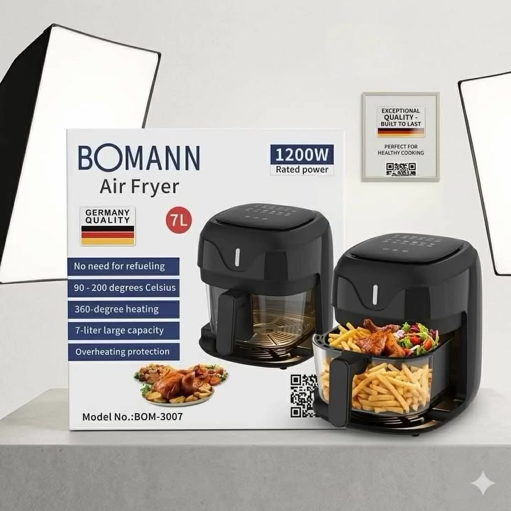 قلايه هوائية بدون زيت 7 لتر
ماركة بومان الألمانية
السعر 40 الف
للحجز والاستفسار يرجى مراسلتنا على الخاص ✅ 
واتساب:***********
 #قلاية #اكسبلور #منزلي #لايكات
 #قلاية
