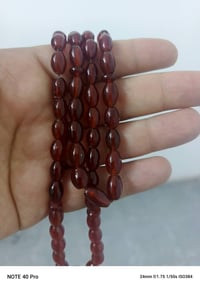 سبحة • عقيق يماني • اصلي طبيعي