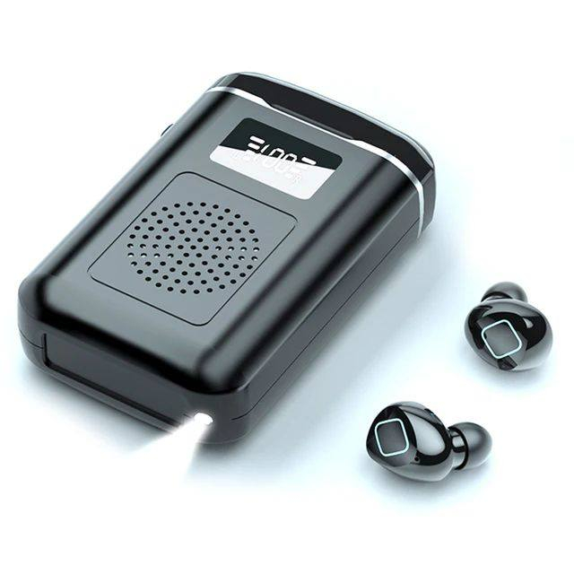 ايربود M6 TWS ديجيتال
سماعات اذن بلوتوث + سماعات سبيكر بلوتوث + بور بانك بسعة ٤٠٠٠ ملي امبير حقيقي
المواصفات
• شحن سماعات الاذن يدوم اكثر من 5 ساعات 
• شحن سماعات السبيكر يدوم اكثر من 8 ساعات 
• تحتوي على شاحنة تشحن جميع الهواتف (بور بانك)
• بور بانك بسعة 4000 ملي امبير
• شاشة ديجيتال توضح نسبة شحن العلبة والسماعات 
• سماعات الاذن تدعم جميع الهواتف 
• بأحدث اصدار للبلوتوث 5.1v 
• سماعات الاذن بدون تأخير بالألعاب 
• سماعات السبيكر صوت عالي ومضخم قوي 
• سماعات السبيكر تعمل على البلوتوث 
• تكدر تبتعد عن السماعات 10 امتار بالنسبة 
• قدرة البطارية بسماعات الاذن 50 ملي امبير 
• صوت المايك جداً واضح بالاتصال وبدون تقطيع 
• ضد الماء IPX7 
• السماعات لمس وبمظهر جميل 
• تظهر نسبة شحن السماعات بداخل العلبة

ez123

سعر23

توصيل كافة محافضات العراق5000


**إذا كنت صاحب هذا الإعلان وتريد حذفه لأي سبب، رجاءا أرسل رسالة إلى الدعم الفني**