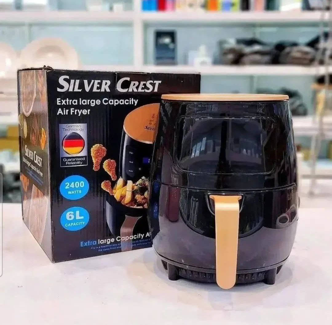 SLLVER CREST🇩🇪
Extra large Capacity Air Fryer 2400W - 6L
قلاية هوائية صحية من ماركة سيلفر كرست الألمانية سهلة الاستخدام والتنظيف حجم ٦ لتر تكفي دجاجة كاملة قلاية بدون زيت صحية ومفيدة لاهل الضغط والسكر شاشة تعمل بالمس و برامج معدة للطعام وبقدرة ٢٤٠٠ واط تتميز بتقنية الهواء السريع والتحكم في درجة الحرارة القابلة للتعديل

✅المميزات :-
💥خاصية قفل الأمان: تتوقف عند فتح الباب 
💥متوفر اللون الاسود فقط   
💥تشوي وتقلي بدون قطرة زيت 
💥تجفف فواكة 
💥قدرة ٢٤٠٠ واط 
💥 مروحة لتوزيع الحرارة
💥حجم كبير سعة ٦ لتر
💥لوحة تحكم رقمية ديجيتال سهلة اللمس
💥 تتضمن ٦ برامج طهي مختلفة
💥امكانية التحكم في الحرارة: اعلى, اسفل
💥 وخاصية تحديد درجة الحرارة والوقت درجة الحرارة بين 25 -200 درجة سيليزية تحديد الوقت 30 دقيقة 
#الاصلي المنشأ ألمانية 🇩🇪💯  
🚘يوجد خدمة توصيل لجميع محافظات العراق 🚘


**إذا كنت صاحب هذا الإعلان وتريد حذفه لأي سبب، رجاءا أرسل رسالة إلى الدعم الفني**
