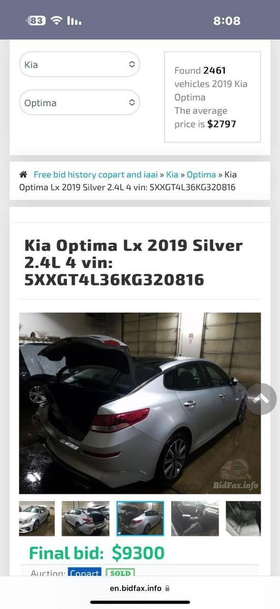 السلام عليكم  للبيع اوبتما موديل 2019 فول مواصفات عده البصمه سياره حادثه يخبل كلش بصيط ماشيه90 رقم اربيل بسم الشركه السعر 145 بي مجال وشلع عيوني  *********** سونار ولحادث بلمنشور
