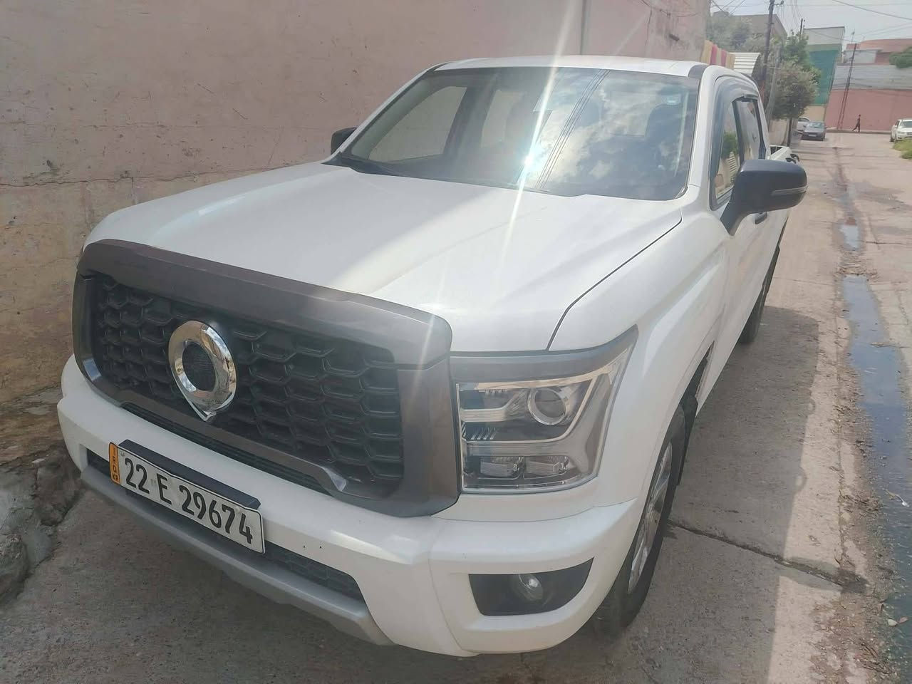 سلام عليكم سياره هافال POER 
سياره بدون ضربه 
رقم اربيل 
موديل ٢٠٢٣
فول مواصفات واحد على واحد سياره الجديد كير عادي 
سعر ١٤٥بي مجال شي قليل 
***********بي وتساب
