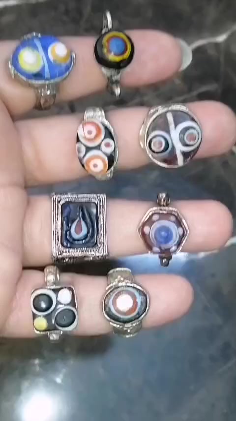 عدد 8خواتم حجر الشريعه المغربي صياغة نحاس ابيض ورشو سعر المجموعه 80الف مع التوصيل للاستفسار واتساب ***********
