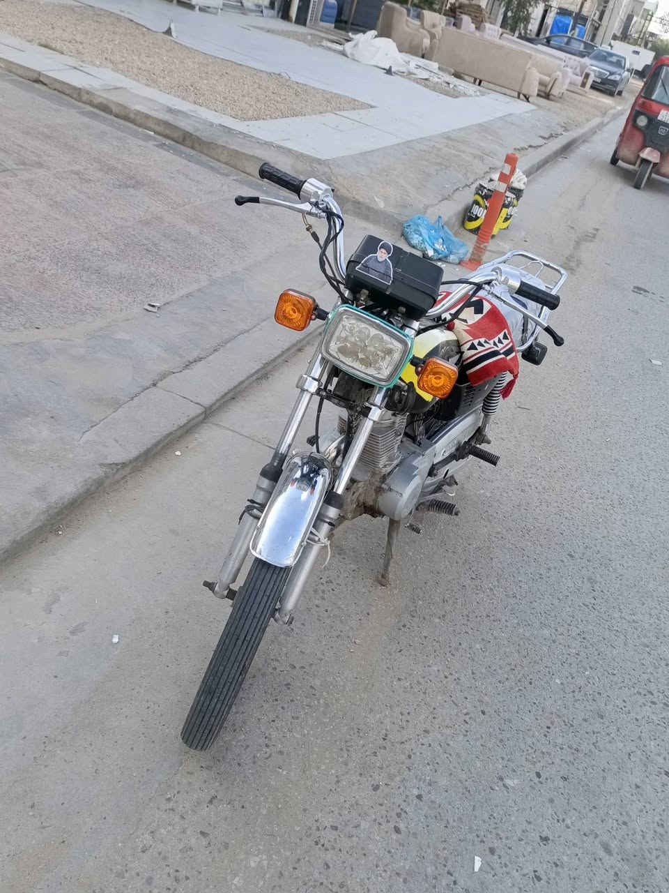 دراجة أربعة كير للبيع، أوراقها أصولي وكاملة
شاصي 17 وتعمير 23
كهربائياتها كلها شغالة
الدراجة نشطة هندر واحد تشتغل 
السعر: 650 ألف قفل (بدون عملة)
للتواصل خاص 👍


**إذا كنت صاحب هذا الإعلان وتريد حذفه لأي سبب، رجاءا أرسل رسالة إلى الدعم الفني**