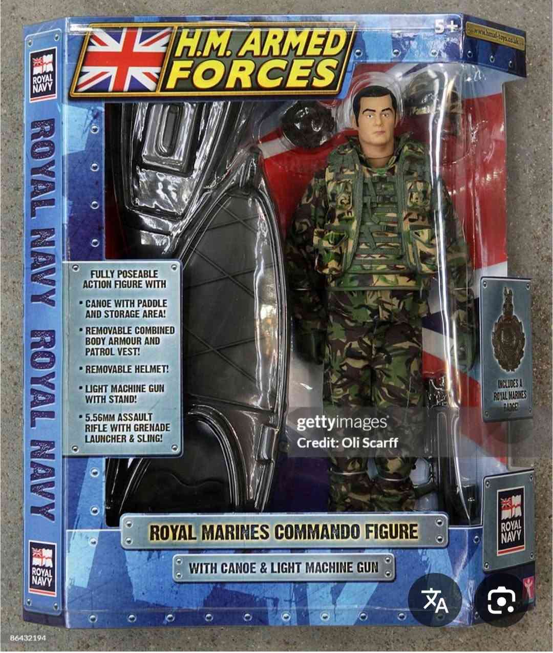 متوفر للبيع...
مجسم British Royal Soldier مجسم الجندي من مشاة البحرية الملكية كوماندو ...
مواصفات واقعية جداً مفصلي بالكامل بملابس حقيقية قابلة للغسل و خوذة متحركة ...الطول 28 cm 
مادة البلاستك المقوى المرن غير قابل للكسر....
للحجز والاستفسار مراسلة الصفحة على الخاص...


**إذا كنت صاحب هذا الإعلان وتريد حذفه لأي سبب، رجاءا أرسل رسالة إلى الدعم الفني**