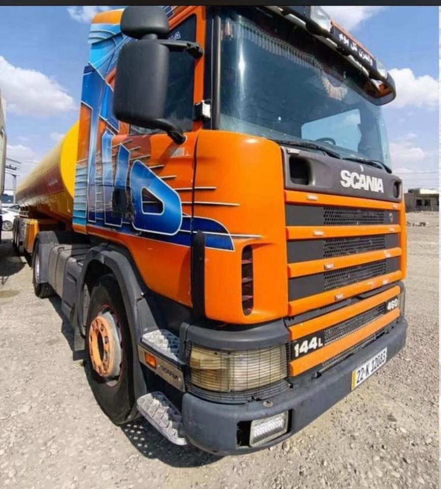 السلام عليكم
اسكانيا صهريج للبيع

رقم اربيل سنوية جديده 

طوناج جديد 

موديل 2002

سعر 220 بيها مجال 

جي بي اس 

***********
