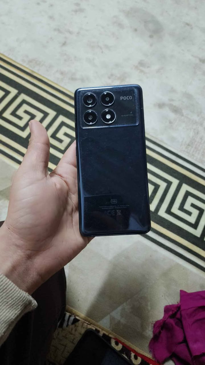 بوكو x6 pro ذاكره 512 عشوائية 12 +12 شحن 67 واط مبدل شاشه وكاله سعره 250 بي مجال مكاني بعقوبة فلكه الأمين 
*********** بعقوبة, ديالى
