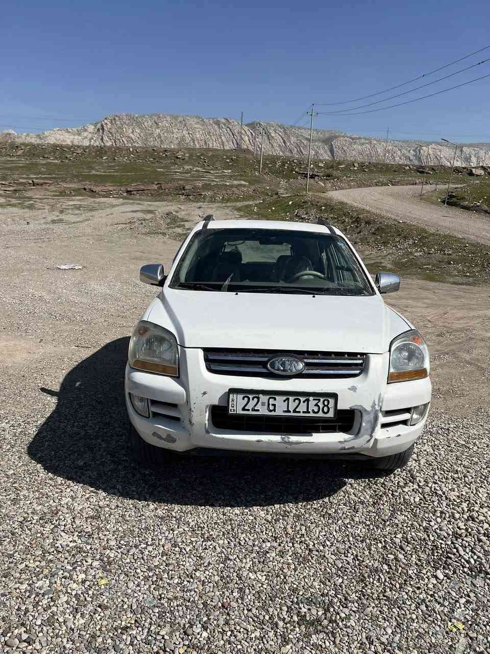 السلام عليكم

سبورتج 2005خليجي كير عادي 

مكينه 2000 دوش 

كير محرك خير من الله 

تبريد ثلج 

صدرها حلو 

كهربائيات كلها شغاله 

رقم اربيل دولي وكاله عامه بأسمي 

ضررها جاملغ  وباب بدون اي دواخل وع اثرها نصبغت صفحه 
وسونار مرفق بلمنشور 

مكاني ديالى بعقوبه 

السعر 80 وبيها مجال بسيط

***********
