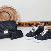 سيت ثلاثي • حذاء حقيبة جزدان • مقاس ٣٧-٤٠