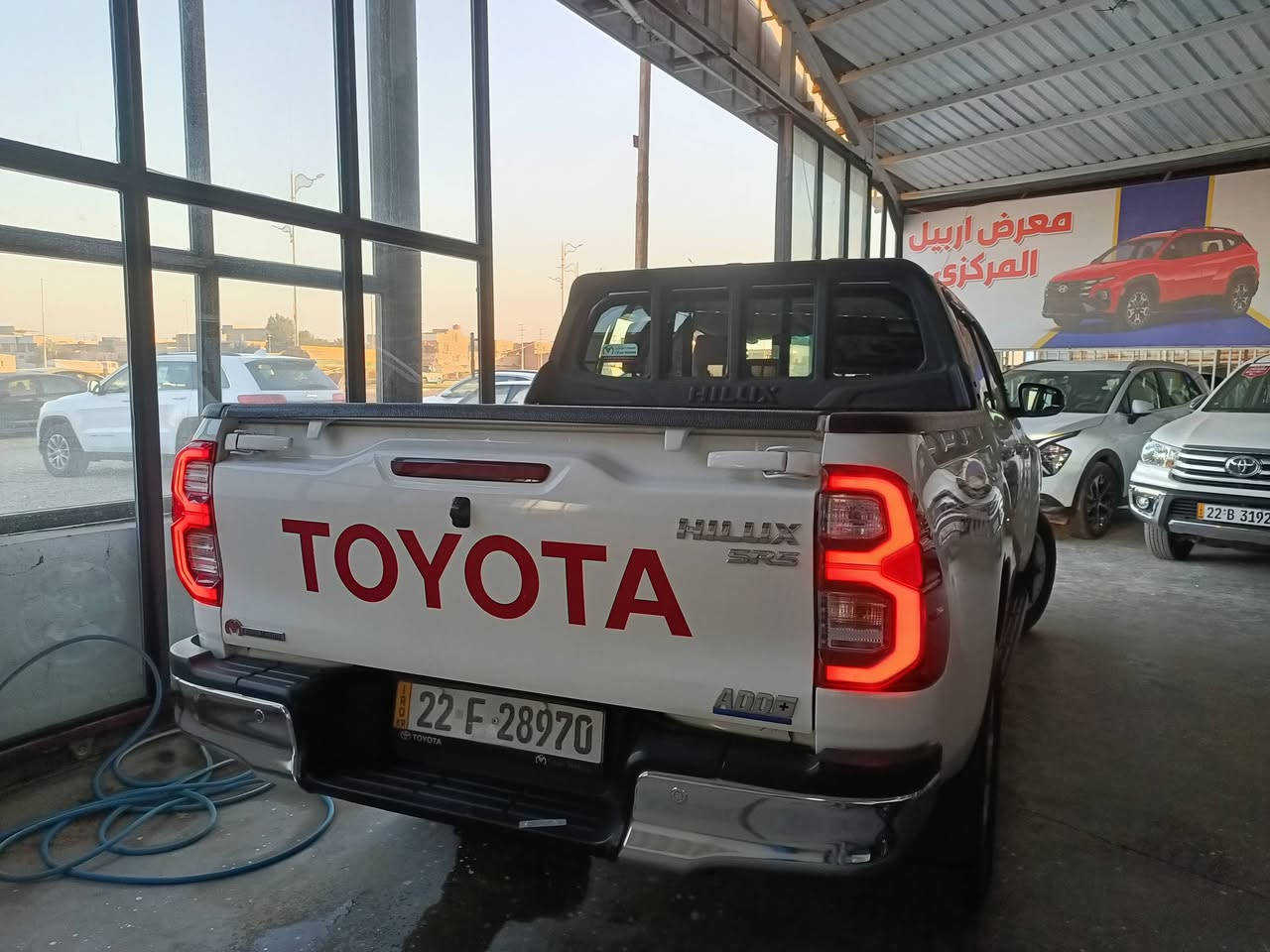 السلام عليكم ورحمة الله وبركاته للبيع بيكم تيوته هايلوكس 2024كفاله عامة ناسيه 63الف  رقم اربيل مكان واسط صويره الانتصال ***********
