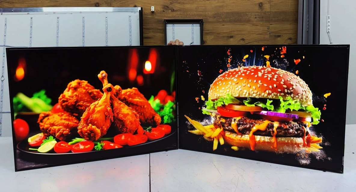 قطع إعلانات لد بوكس قياس 50*70 جاهزه للبيع  صناعه تركيه التسليم فوري الطبع على قماش ledbox  السعر 75 الف متوفره هذه الصوره فقط لطلب صور أخرى اقل طلبيه 5 قطع والاستلام خلال 5 أيام مع ضمان سنتين  للحجر إعلانات الحكيم ***********
