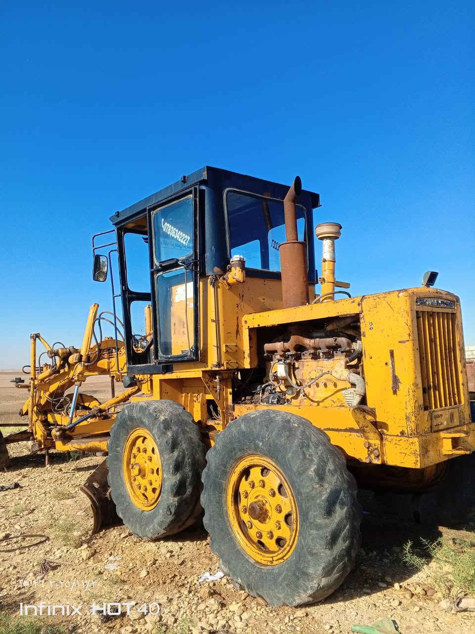 السلام عليكم البيع كريدر كوماتسو رقم نجف شرط تحويل السعر 125 وبيها مجال الستفسار ***********
