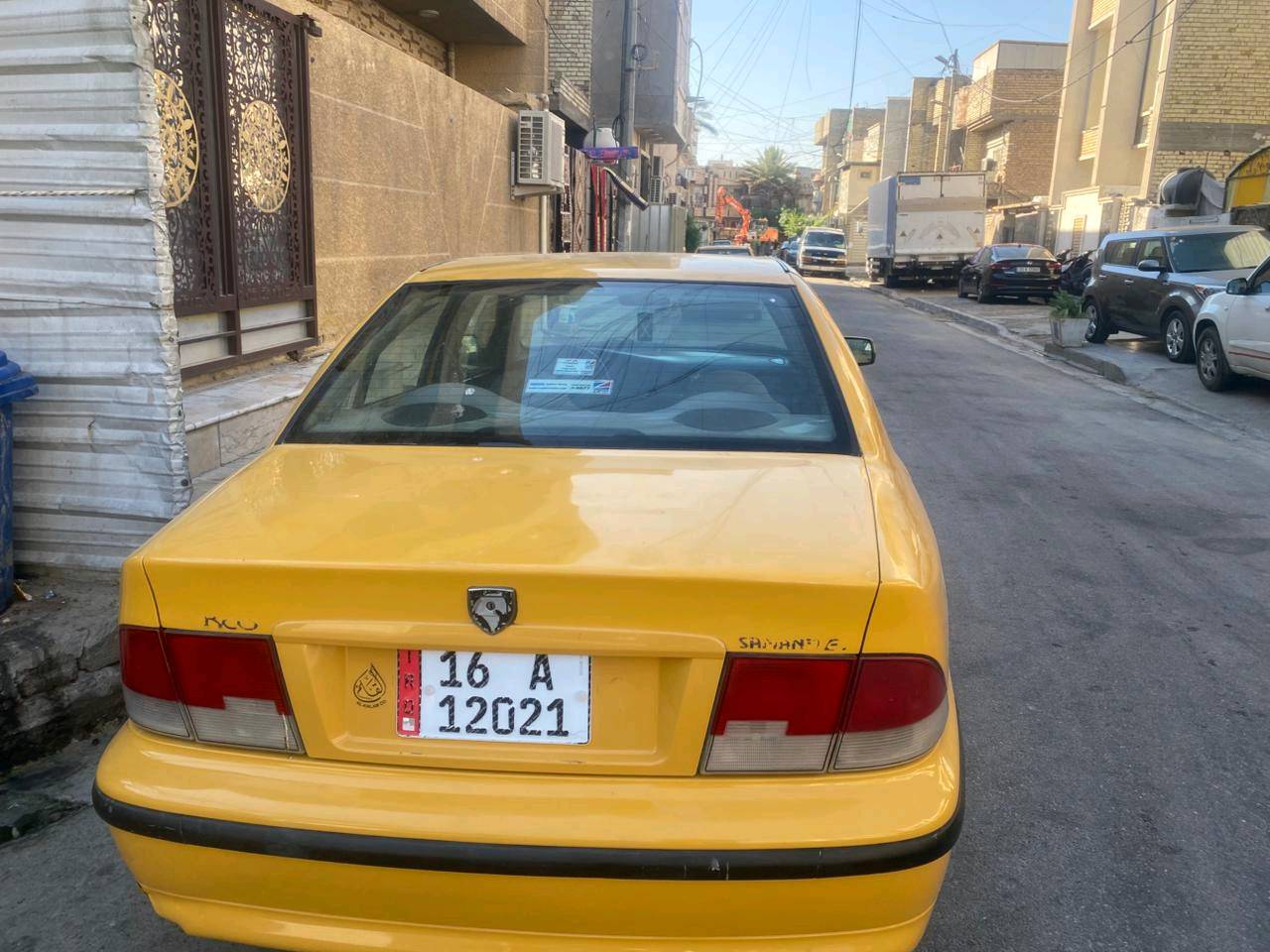 سيارة سمند ٢٠١٠ بأسمي مكاني بغداد الحرية السعر ٣٢ وبيهة مجال
للإستفسار ***********
شنو فئة/موديل السمند بالضبط، وهل بيها إضافات أو مواصفات مثل شاشة، حساسات، أو جنوط؟: 
٢٠١٠