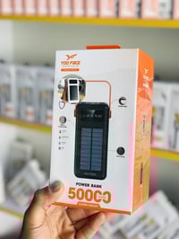 باور بنك • ٥٠٠٠٠mAh • شحن شمسي