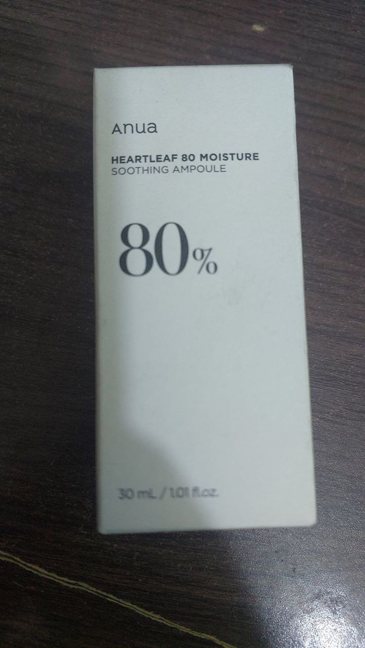 سيروم مهدئ ومفتح، غني بمستخلص الهارت ليف الكوري 🇰🇷
Anua - Heartleaf 80% Soothing Ampoule  
✨ يقلل التهيج
✨ يمنح توهج صحي
✨ ترطيب عميق بفضل البانثينول + الهيالورونيك + البيتين
✨ قوام خفيف وسريع الامتصاص
✨ خالي من العطور والبارابين والزيوت المعدنية
✨ مناسب لكل أنواع البشرة حتى الحساسة والمعرضة للحبوب
هدية 🎁 مشط خشبي 🫰🏻

توجد توصيل لجميع المحافظات العراق 🇮🇶🚚🚕للحجز والاستفسار يرجى التواصل عبر الخاص 📩💌توجد لدينا عروض خاصة وخصومات وهدايا 🎁😍


**إذا كنت صاحب هذا الإعلان وتريد حذفه لأي سبب، رجاءا أرسل رسالة إلى الدعم الفني**