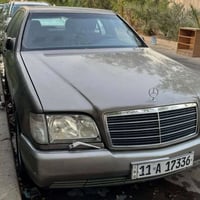 مارسدس موديل 1991 S320 سياره مصبوغه حزام جماليه كير مكينه حداديه مكفول...