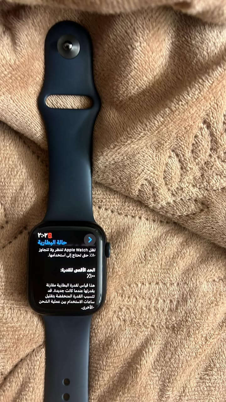 مرحبا ساعه ابل اشتريتها وابد مستخدمتها  الجيل التاسع الحجم الوسط بطاريتها ١٠٠ للمرواسه بمكينه جاك او للي يريد يشتريها


**إذا كنت صاحب هذا الإعلان وتريد حذفه لأي سبب، رجاءا أرسل رسالة إلى الدعم الفني**