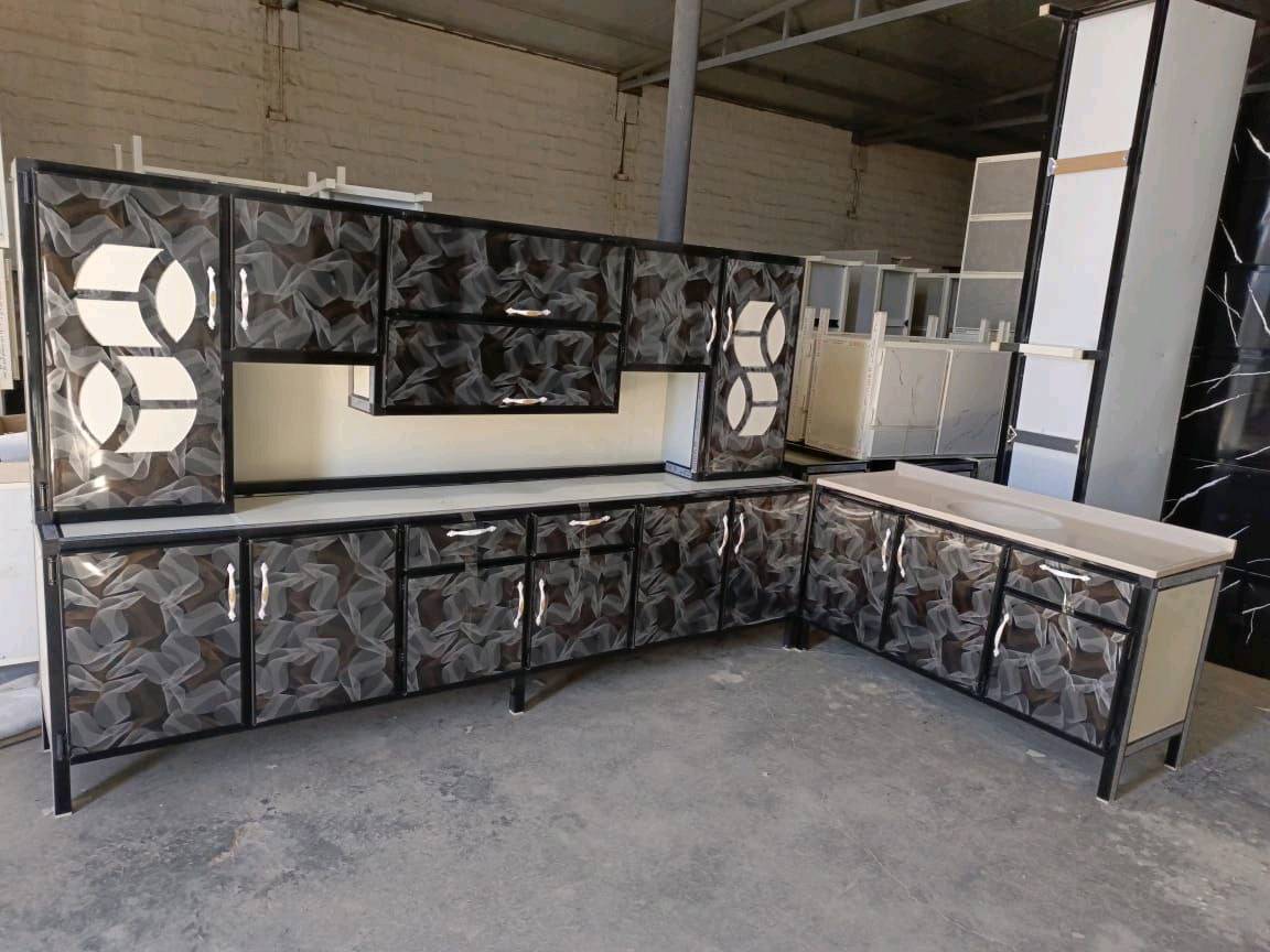 كاونتر المنيوم قياس 3 امتار وسنك متر ونص مرمر سعر 450 الف