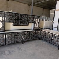 كاونتر المنيوم قياس 3 امتار وسنك متر ونص مرمر سعر 450 الف