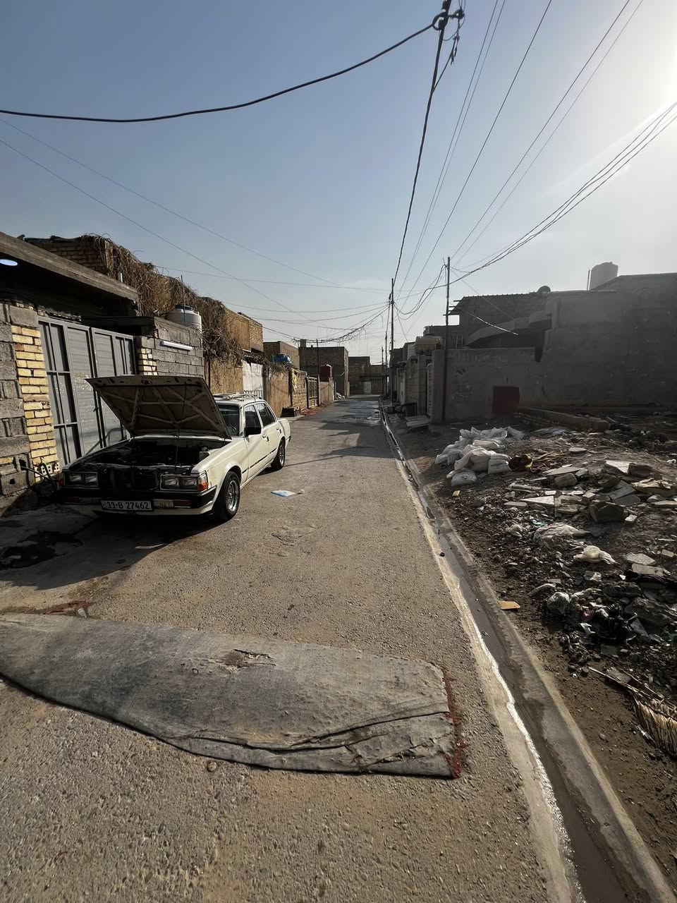 سلام عليكم بيت طبو زرعي سند 25 البيع قريب على كاع حجي رمضان البيت كدامكم  بل فيديو البيت 80متره معروض 48وبي مجال الشراي فقط التوصل على هاذه رقم ***********
