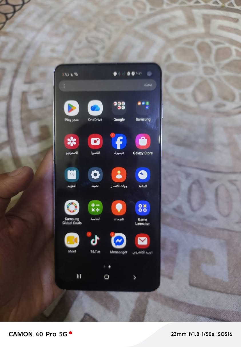 للبيع Samsung Galaxy S10 العادي
الذاكرة: 128GB | شريحتين
الحالة: نظيف - مبدل شاشة وظهر اصلي فقط
البصمة: الوجه شغالة - الاصبع واكفة
السعر: 175 ألف وبيه مجال بسيط
المكان: بغداد - المشتل شارع المطبك
واتساب: ***********
للبيع فقط بدون مراوس | لا يوجد توصيل
