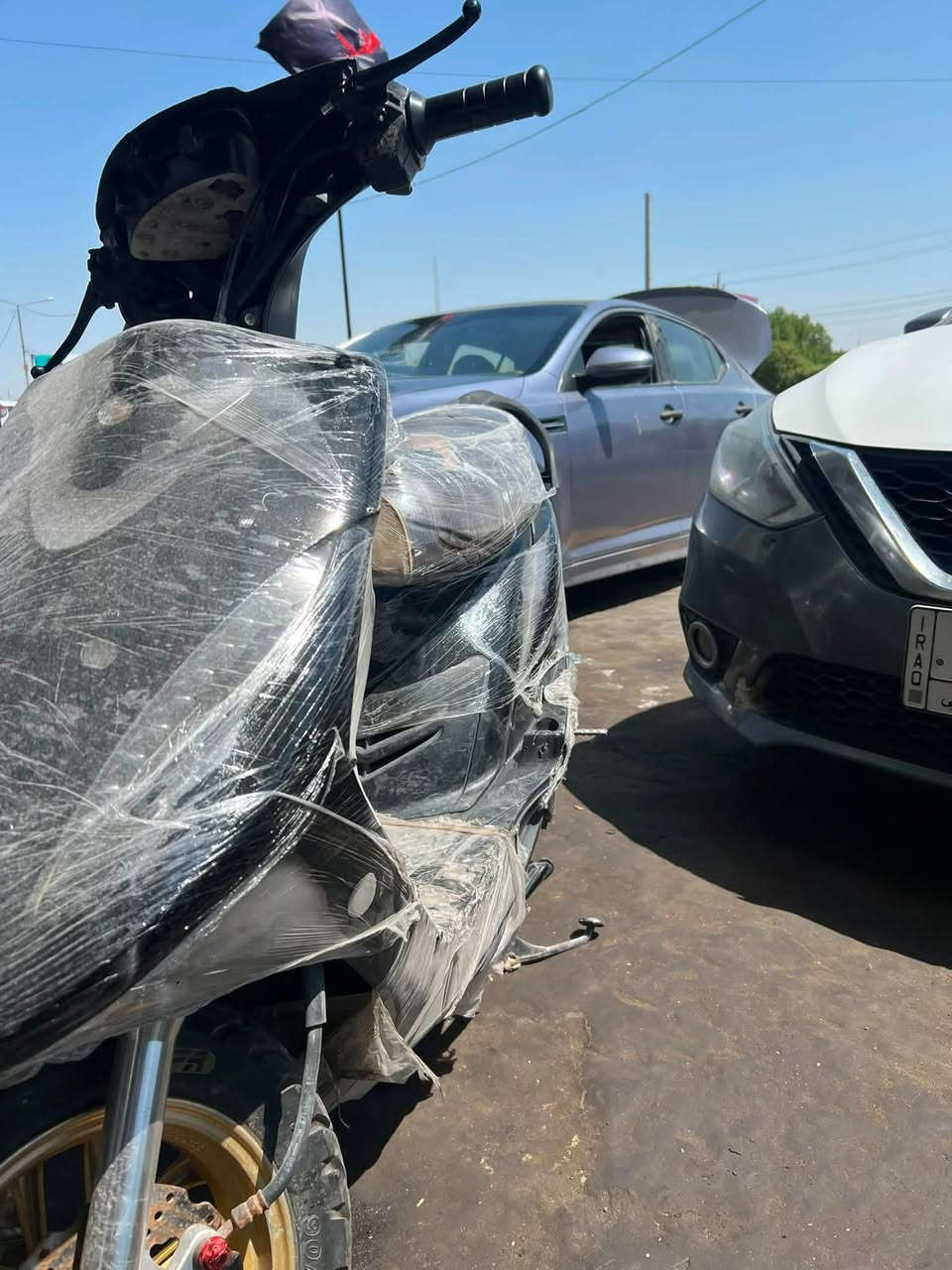 سلام عليكم 
ماكس عدلة 
محرك نشط دراجة رزنة 
شرد الفحص 
بصرة الجمهورية 
السعر 550 بيهة مجال 
***********
اسولياك بيهة مكاتبة وانة خادم
