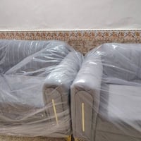 طقم كنب • مودرن فاخر • رمادي ذهبي