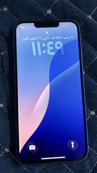 ايفون13 عادي الجهاز مكفول ابد ممفتوح  ذاكره256 السعر400 التواصل واتس :...