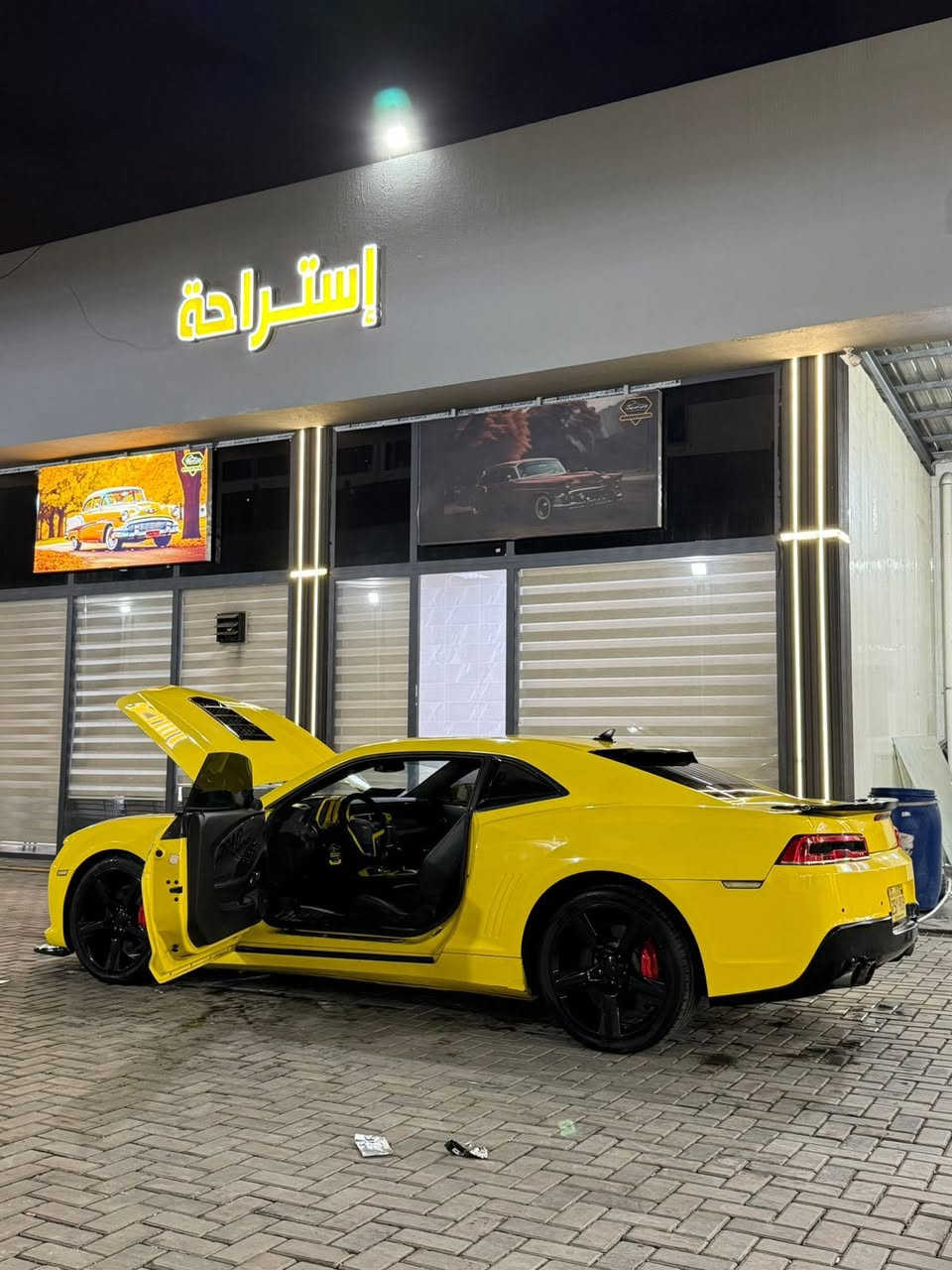 كمارو ss 2015
بدون صبغ السياره 
السياره فول عده السلايد 
الاضافات كماليات 
مزدات جدد عين الشيطان 
دعاميه اماميه جديده
ويل 1le اصلي اضاف الى زوج وياله مال ريس او استعراض مع سبيسرات 
كشنات السياره كنتاره و جلد 
التزويد >>
السياره مكينه ls3 
المكينه عليها توسيع كورات رقم الكور821خفيف وكام zr1 و اويل بم ميلنك ضغط عالي + بلي و زنجيل من شركه btr
الكزوز bullt بوبات دبل اكس بايب 
الهدرز بي ستر + الشوته روتو فاب 
الاكسل zl1 3.91  مع حشوه دراك 4.10
كولارات لدهن المكينه و كولر لدهن الكير
حبايب الي متفيده السياره الله يرزقه بالاحسن منها 
للتواصل ***********
