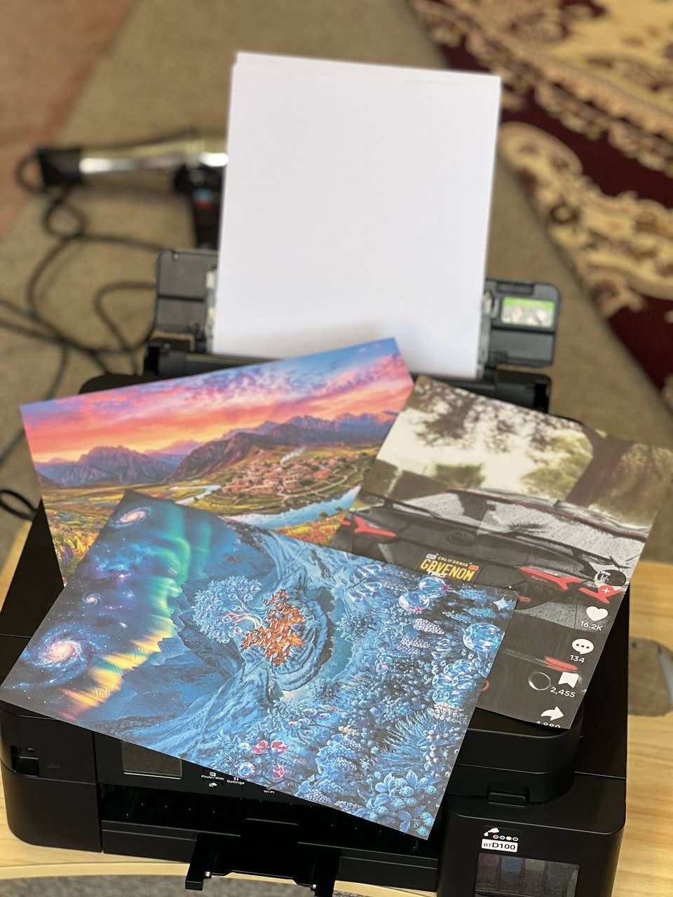 برینتر للبيع: طابعة Brother MFC-T930DW بحالة شبه جديدة ونظيفة جداً
• الموديل: Brother MFC-T930DW (نظام خزان الحبر Ink Tank - اقتصادي جداً).
• الحالة والجودة: نظيفة جداً بحالة الزيرو. جودة الطباعة واضحة في الصور المرفقة، الألوان زاهية وبدقة ممتازة بدون أي خطوط أو عيوب في رأس الطباعة (Head).
• المواصفات: طباعة ملون وأسود بسرعة عالية، استنساخ، سكانر، وفاكس. ميزة الطباعة التلقائية على الوجهين (Duplex)، تدعم الواي فاي (Wi-Fi) للطباعة من الهاتف، شاشة ملونة، والتلقيم التلقائي للأوراق (ADF).
• التوصيل: متوفر خدمة التوصيل إلى باب البيت عن طريق شركة توصيل لجميع المحافظات.
• السعر: 350,000 دينار عراقي.
📞 للشراء والتواصل، يرجى إرسال رسالة عبر الواتساب فقط:
***********
