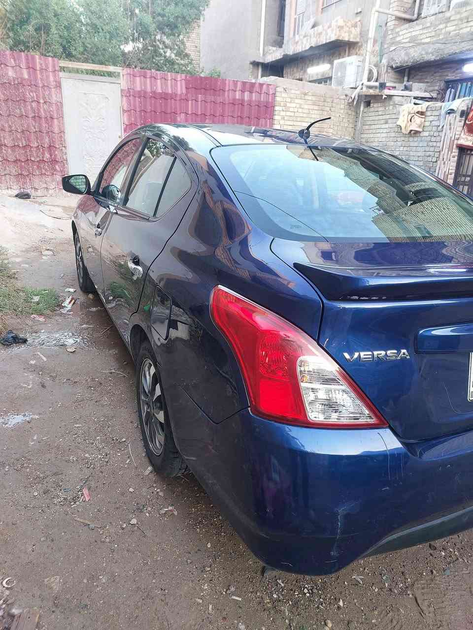 نيسان فيرسا 2018 SV
اللون ازرق

 معروفة المواصفات  : كامرة خلفية. جامات الاربعة كهربائي.تحديد سرعة...تحكمات بالاستيرن..كيجات اثنين وشاشة اعطال حديثة...مراية تحكم...يدات البوب الخارجية والداخلية نيكل....تخم تايرات مع بطارية جديدة..

ماشي 86 الف ميل 
سيارة كلين من دون ظرر بدون نقص كير مكينة كلشي جاهز فقط طخات بسيطه موجود سونار عندي قطرة صبغ مابيها ولاتبديل مكفولة

سيارة بأسمي رقم بغداد جديد  مكان السيارة بغداد
سعر السيارة: 95 وبيها مجال بسيط 
للاستفسار: ***********
