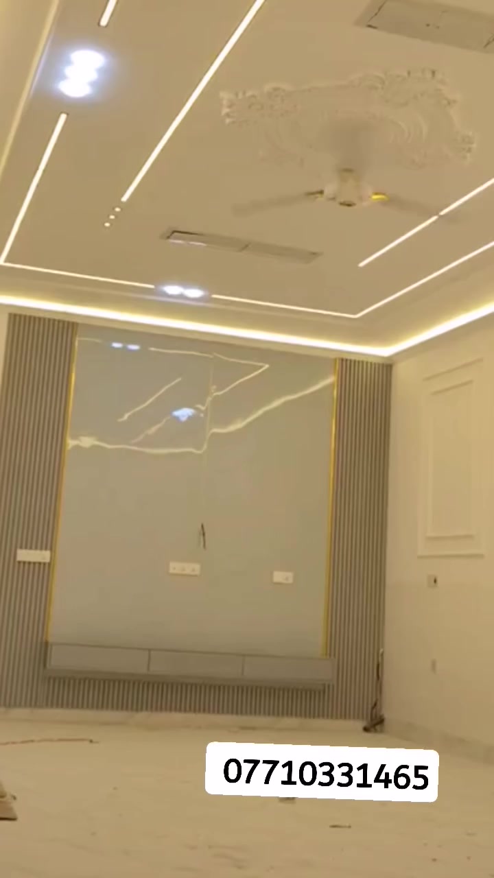 سلام عليكم مكانه موصل احد أعمالنا بديكورات جبس بورد بأسعار مناسبة شغل درجه اولى تسليم مهندس ***********
والسقوف الثانويه 📍 
2_تغليف جدران بلاستك +ورق جدران✅
3_بديل رخام ⬛ +بديل خشب ⬜
5_ديكور بلازما 🔳
6_سحبات بورك🔲
8_اصباغ (المنازل +المباني) ⚪⚫
