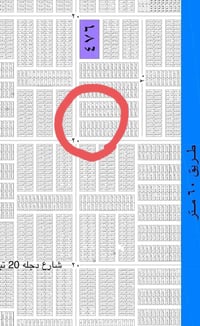 الصابيات مراتب • ١٠٠م • زاوية شارع ٢٠م