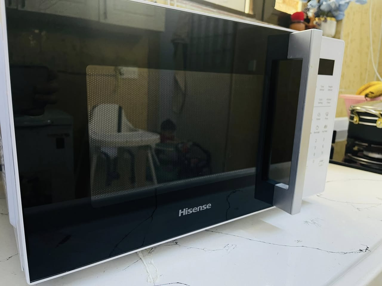 السلام عليكم  جهاز مايكرويف  ماركة Hisense السعة ١٢ لتر جديد  ونظيف ١٠٠٪؜ وشغال بدون اي ضرر ولا عطل الفحص قبل الشراء 
سعر الشراء ١٦٥ سعر البيع ١٣٠ 
للتواصل خاص أو على الرقم ***********

