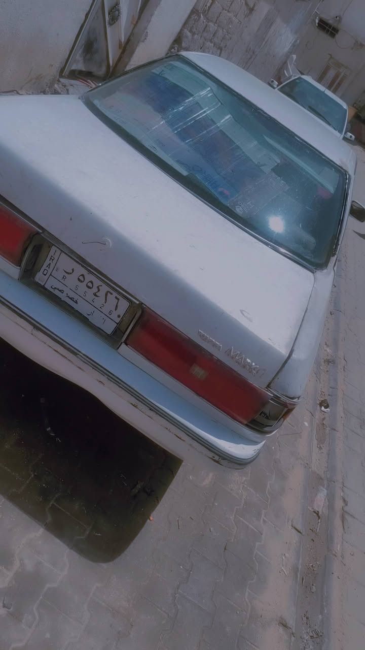 تويوتا مارك II كصيف 1993
موديل 1993 — ماكينة 1G-FE ستة سلندر أصلية. بدوون راعي كفاله
الحالة:
✅ ماكينة ونجي — 
 ستوني مجفت 
السعر: 18 ورقة — وبيه مجال للجدية
📍 البصرة.المطيحه
📞 للتواصل: [***********]
