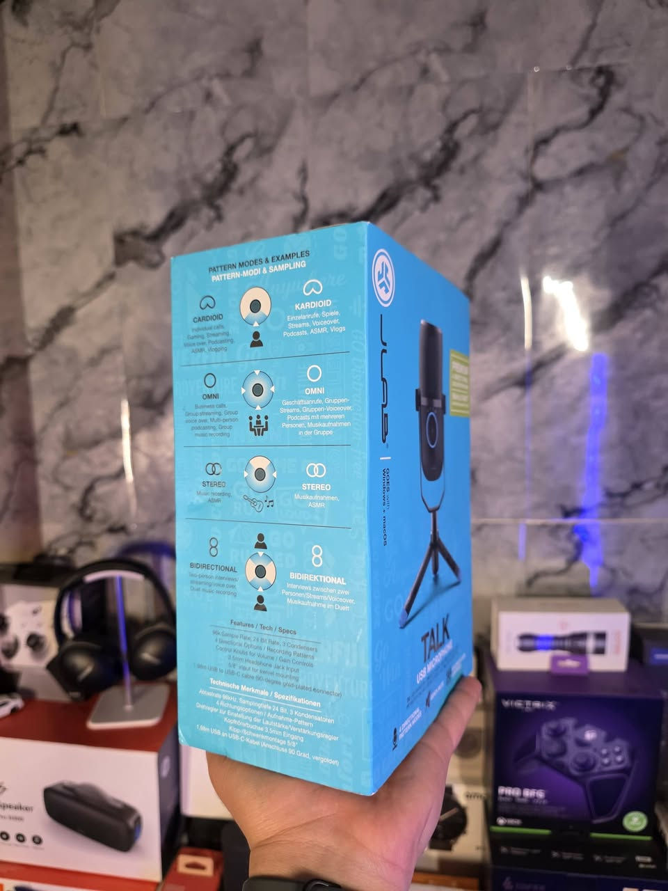 🎙️ JLAB TALK USB Microphone 🖤🔥

مايك احترافي صُمم لصناع المحتوى، البودكاست، والستريمرز… يجمع بين نقاء التسجيل، مرونة الاستخدام، وجودة صوت بمستوى يقترب من معدات الستوديو. 🎧✨

🎤 نظام Triple Condenser Capsules يمنح التقاط صوت غني وواضح بتفاصيل دقيقة
🎚️ يدعم 4 أنماط تسجيل تشمل Cardioid / Omni / Stereo / Bidirectional حسب الاستخدام
⚡ تسجيل عالي الدقة 96kHz / 24Bit لصوت احترافي نقي وواضح
🎧 منفذ Headphone Monitoring لمراقبة الصوت مباشرة بدون أي تأخير
🔇 زر Quick Mute مع تحكم مستقل بمستوى الصوت و الـ Gain
📡 اتصال USB Plug & Play بدون الحاجة لأي تعريفات أو إعدادات معقدة
🖥️ متوافق مع PC / Mac / Streaming / Podcast / Gaming بسهولة كاملة
✨ تصميم Desktop Premium مع قاعدة معدنية ثابتة وجودة تصنيع ممتازة

💎 JLAB TALK
مو مجرد مايك… أداة صُنعت للناس اللي تريد صوت احترافي وحضور يليق بالمحتوى الحقيقي. 🖤🎙️🔥

✨ الأسعار تجدونها داخل القناة 
📲 رابط التليكرام مثبت بالصفحة | أو عبر الخاص مباشرة…📩


**إذا كنت صاحب هذا الإعلان وتريد حذفه لأي سبب، رجاءا أرسل رسالة إلى الدعم الفني**