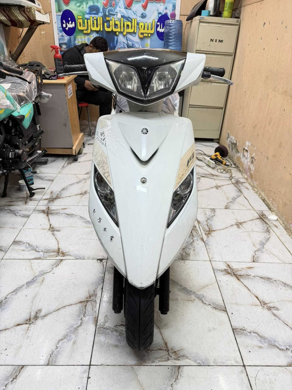 يا الله سلام عليكم معرض ابو الفضل للدراجات النارية عنوان المعرض بغداد الشعب حي اور قرب فلكة صباح الخياط للاستفسار على الرقم ***********
