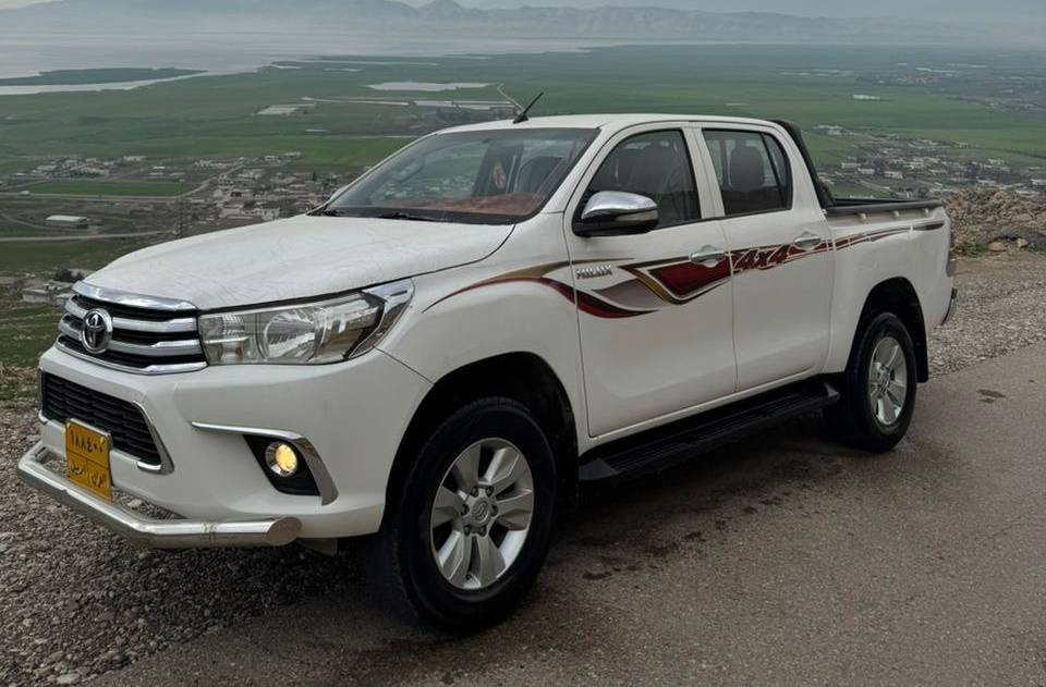 تۆیۆتا هایلۆکس 2016 پارچەڕەش لەسەرساخی 
بەبێ بۆدی بۆدی ساخە
ناوسور گێر حادی دەبڵ ئەکسل
١٣٠ هەزاری حەقیقی ڕۆیشتوە
سەیارەکە نمونەیە لەجوانی پۆڵیش و سێرڤسی تازە بۆکراوە 
گێڕو مەکینەو کارەبایاتی بەشەرت

سعر : داوایی بکە لە کۆمێنت ڕاستەوخۆ بۆت دێت 🤖 

سەنەوی بەسەرچوە باناوی خۆمانە 
وەکالەو تەحویل بەشەرت 

بۆ زانیاری زیاتر پەیوەندی بە خاوەنی 

***********
