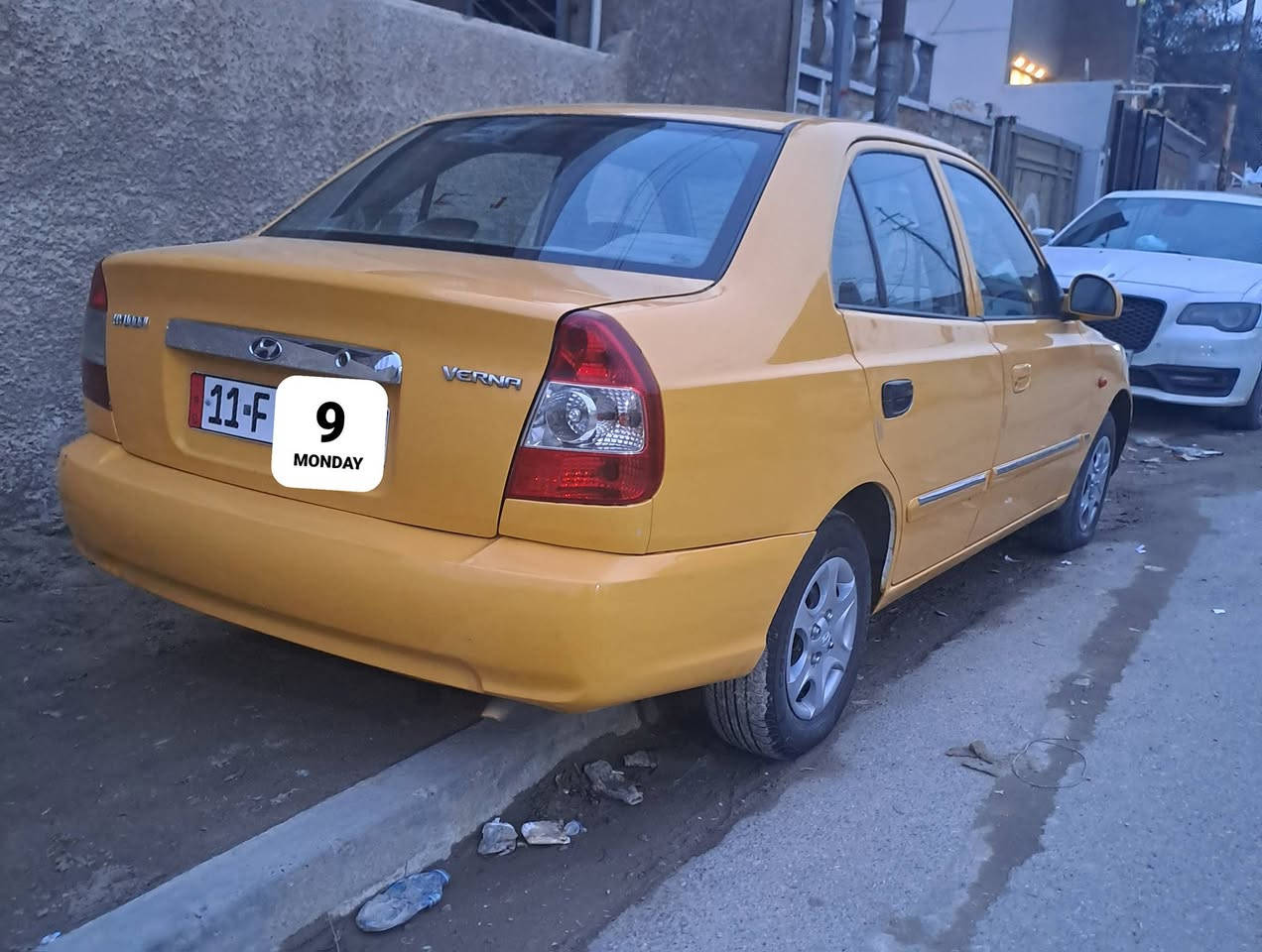 السلام وعليكم فيرنه 14 معيوده بيه ضربه بل بنيد  ودعاميه شبر تقريبن والباقي مكفول عام كير مكينه صدر جاهزه مابيه شي باسمي مصفره  هيه غرامه صدر كله جديد تايرات جديد جاهزه الشغل بغداد الامين السعر ٧٢ وبيه مجال ***********
