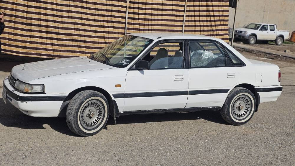 بەناوی خوای گەورە .
مازدا هەشتوو بەخ مۆدێل 1990 چوار پارچە سبوغ   مەکینەم تازە گۆڕیووە ویلی سۆپەر هەیکەلی جوان سەنەوی بەسەرچووە 2‌40 هەزار غەرامەی لەسەرە لەپاش مامەڵە بۆت ئەگێرمەوە سعری 37 وەرەقەو مامەڵەیەکی برایانە  *********** السليمانية, العراق
