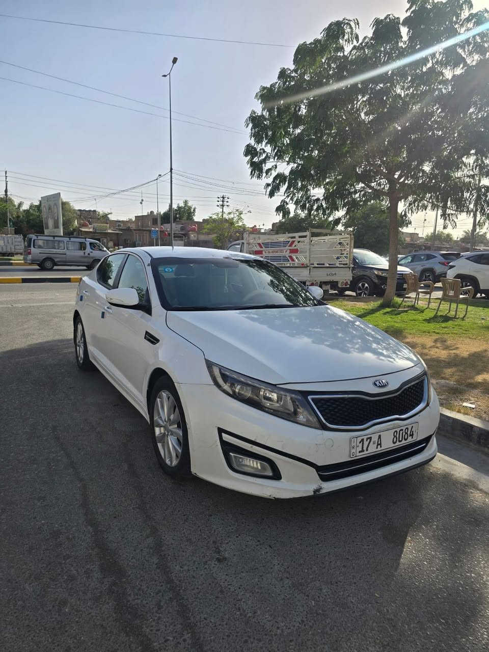 اوبتيما محرك 2400  رقم مثنى مميز GDi
14 أمريكي فقط تبديل بنيد بدون حادث
وقطعة صبغ بالجاملغ الخلفي مأشر بالاحمر
مرفق السونار اي شي مخالف
 للسونار ينزل من السعر

شرط الفحص 
حدادية جديد كلياً
منظومة تبريد ثلج 
مكينة وگير كفالة 
السعر 115 $ 
مع المجال البسيط

اتصال ***********
