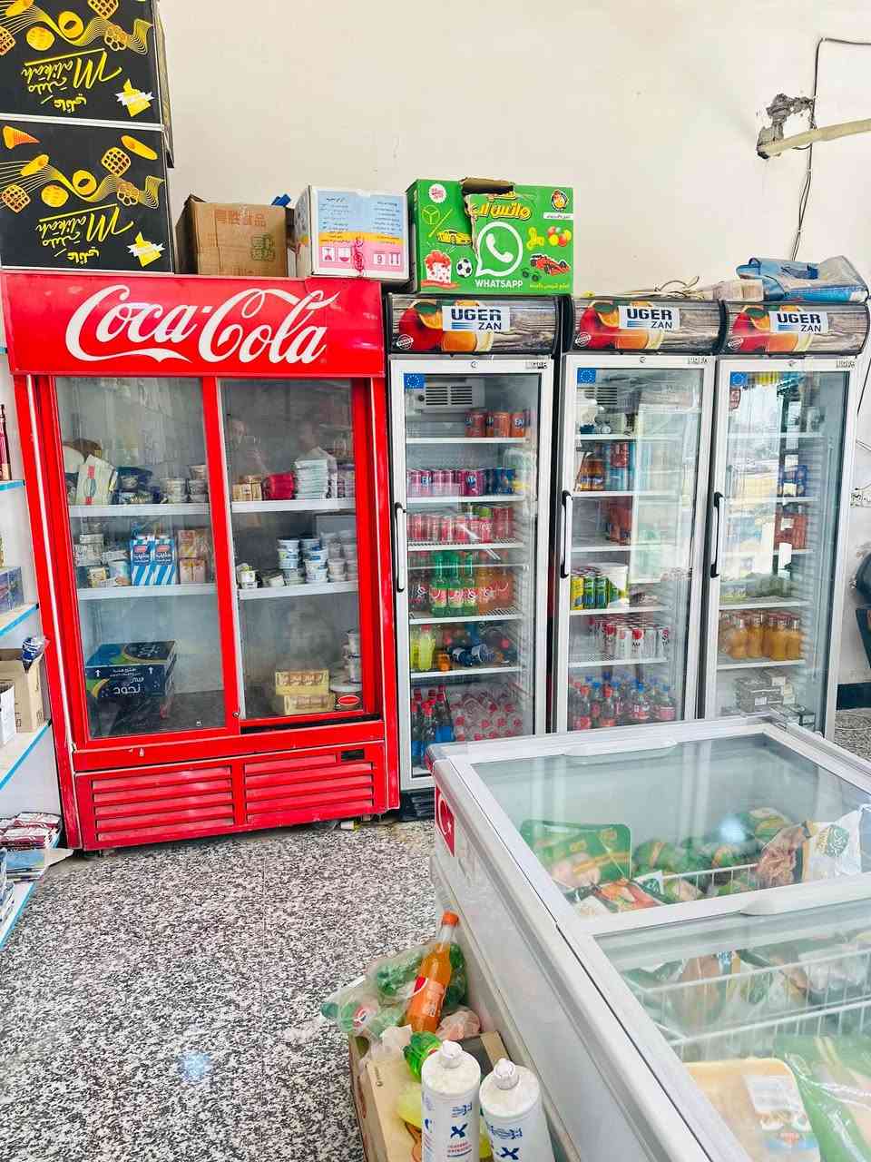 للبيع عارضة لحوم 
برادات 
طابعه كانون 
لابتوب لينوفا مع برنامج الامير 1
مستخدمات قليل نضيفات شرط الفحص والتبريد 
الاستفسار يرجى الاتصال على الرقم *********** عمارة, ميسان
