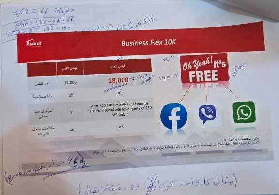 📢 بشرى سارة لأهالي تلعفر الكرام!
حابين نعلن لكم عن توفر أقوى العروض والخدمات الحصرية التي تلبي احتياجاتكم بأعلى جودة وأفضل الأسعار في مدينتنا العزيزة تلعفر.

​✅ ما الذي يميزنا؟

​خدمات احترافية موثوقة (كما موضح في الصور المرفقة). وعروضنا وخدماتنا هي بالدرجة الأخص لأصحاب الشركات والمولات والمحلات والأسواق بكافة أنواعه/         ولمعرفة كافة التفاصيل ادخل خاص فقط 📞

​عروض خاصة وحصرية للمشتركين الجدد

📞 للاستفسار أو الطلب، لا تترددوا بالاتصال بنا أو المراسلة على الخاص او التواصل عبر واتساب: (***********)

​نتشرف بخدمتكم دائماً!"  لباقي التفاصيل ادخل على الخاص
